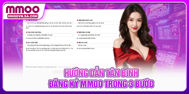Hướng dẫn tân binh đăng ký MMOO trong 3 bước